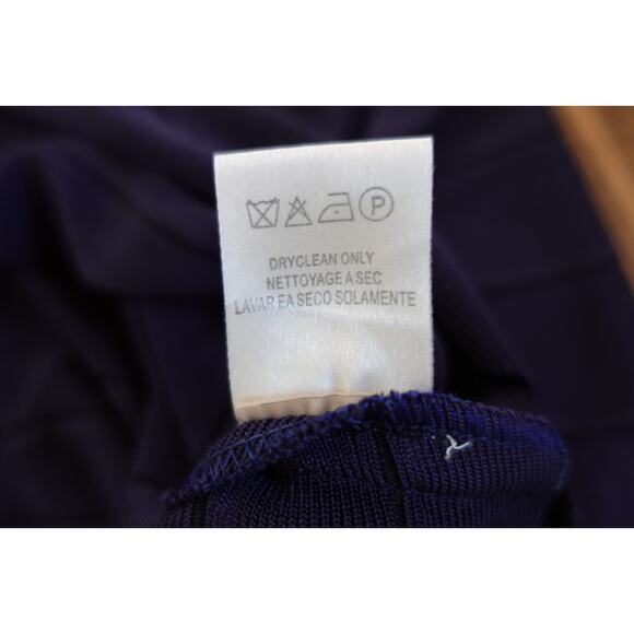 Vintage Y2K Top Womens Small Blue Bandage Cropped Cut Out Knit Stretch Zip Up - Picture 7 of 7